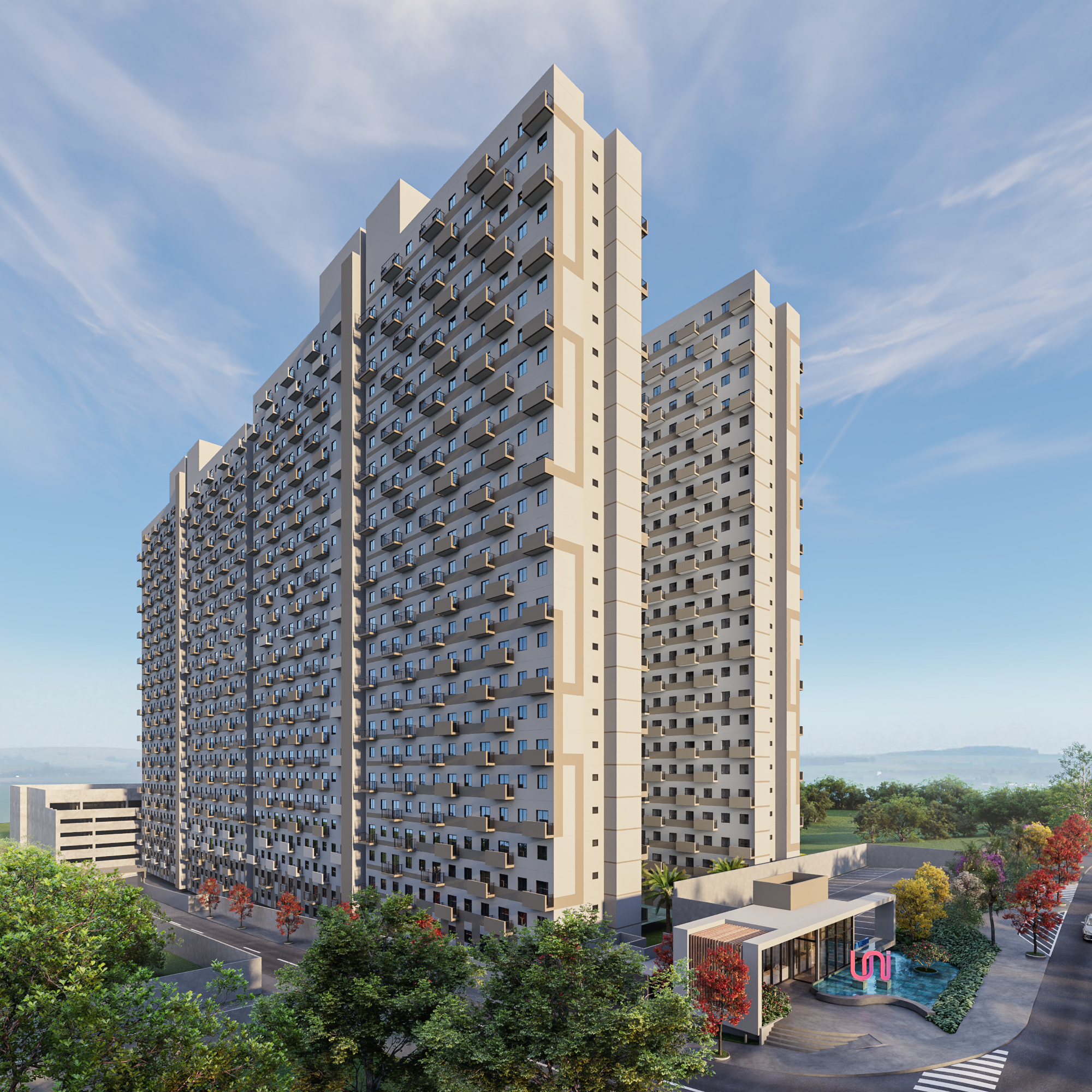 Lançamento Uni Residencial: Apartamento 2 Dormitórios com Suíte